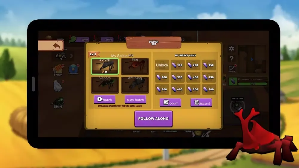 Captures d'écran de Ant Colony Kingdom-idle game