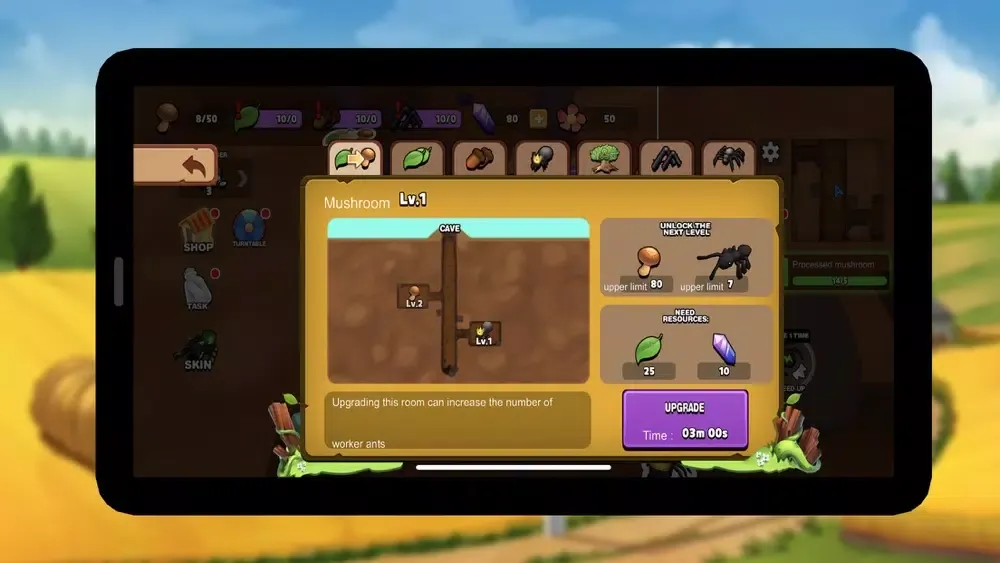Captures d'écran de Ant Colony Kingdom-idle game