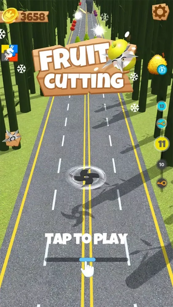 Captures d'écran de Go Fruits: 3D Cutting!