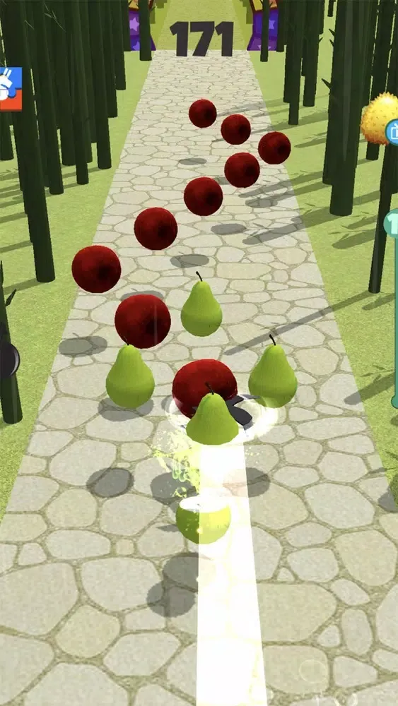 Captures d'écran de Go Fruits: 3D Cutting!
