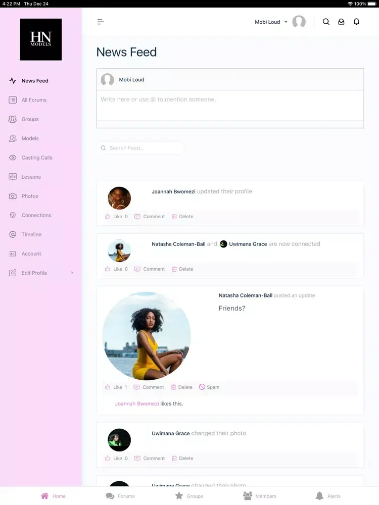 تصاویر Hannah Noelle iPad 