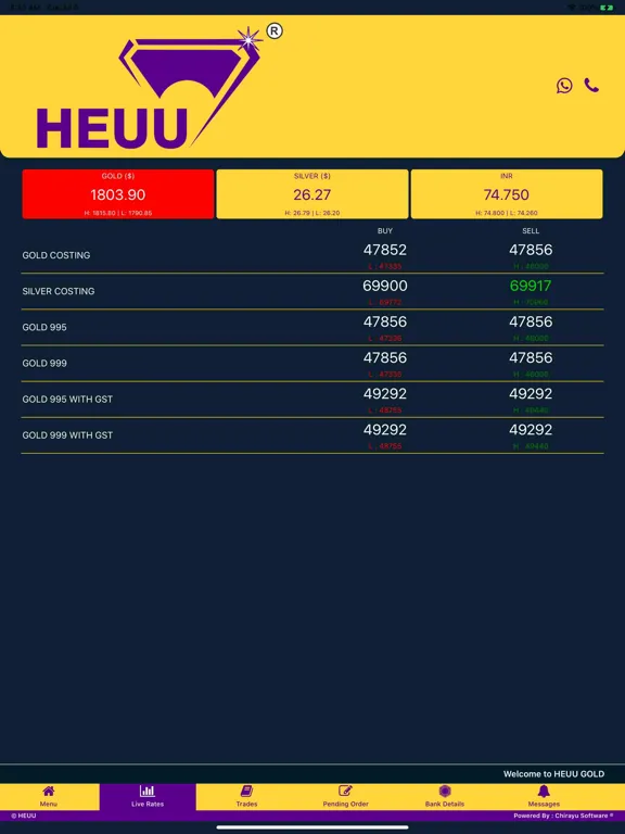 Heuu Gold iPad  سکرین شاٹس