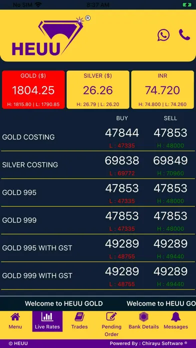 Heuu Gold سکرین شاٹس