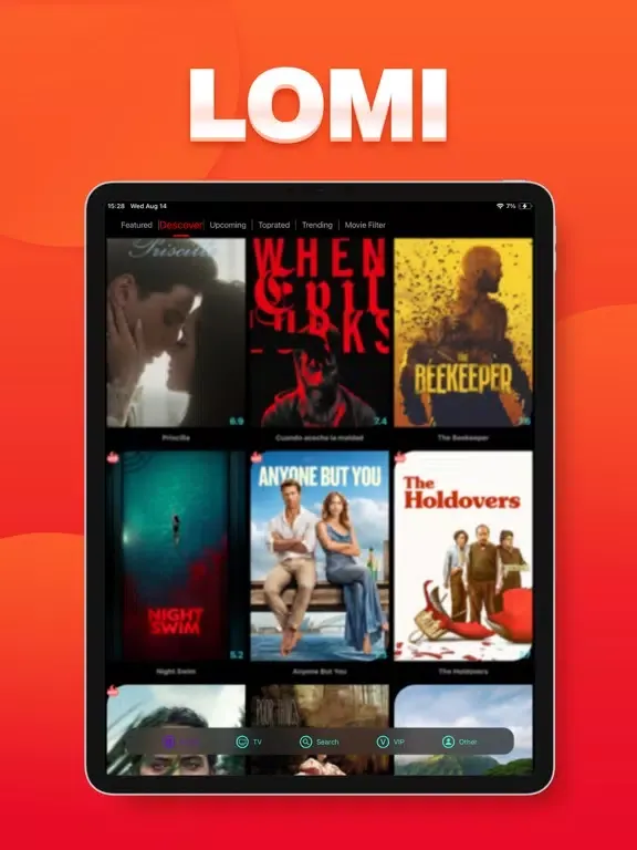 Скриншоты LOMI：Movie & TV show iPad 
