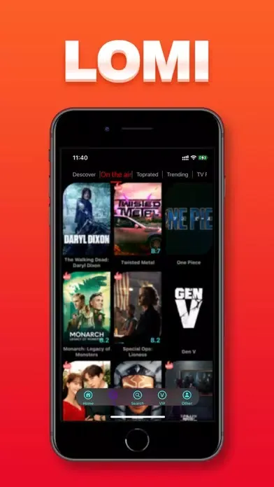 Скриншоты LOMI：Movie & TV show