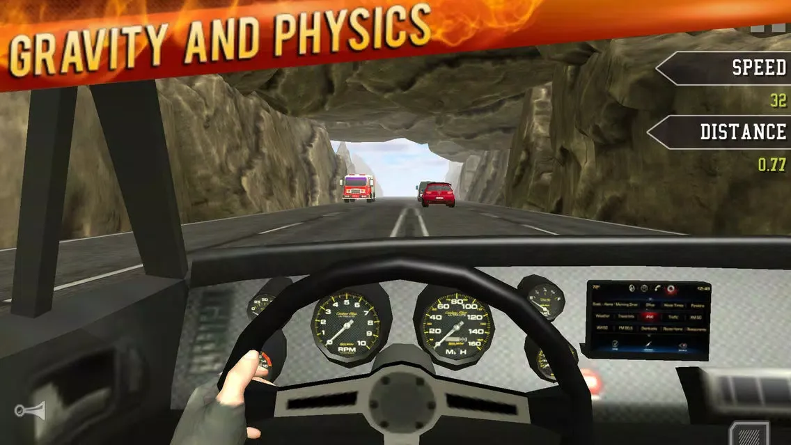 Capturas de tela do Heavy Highway Racer