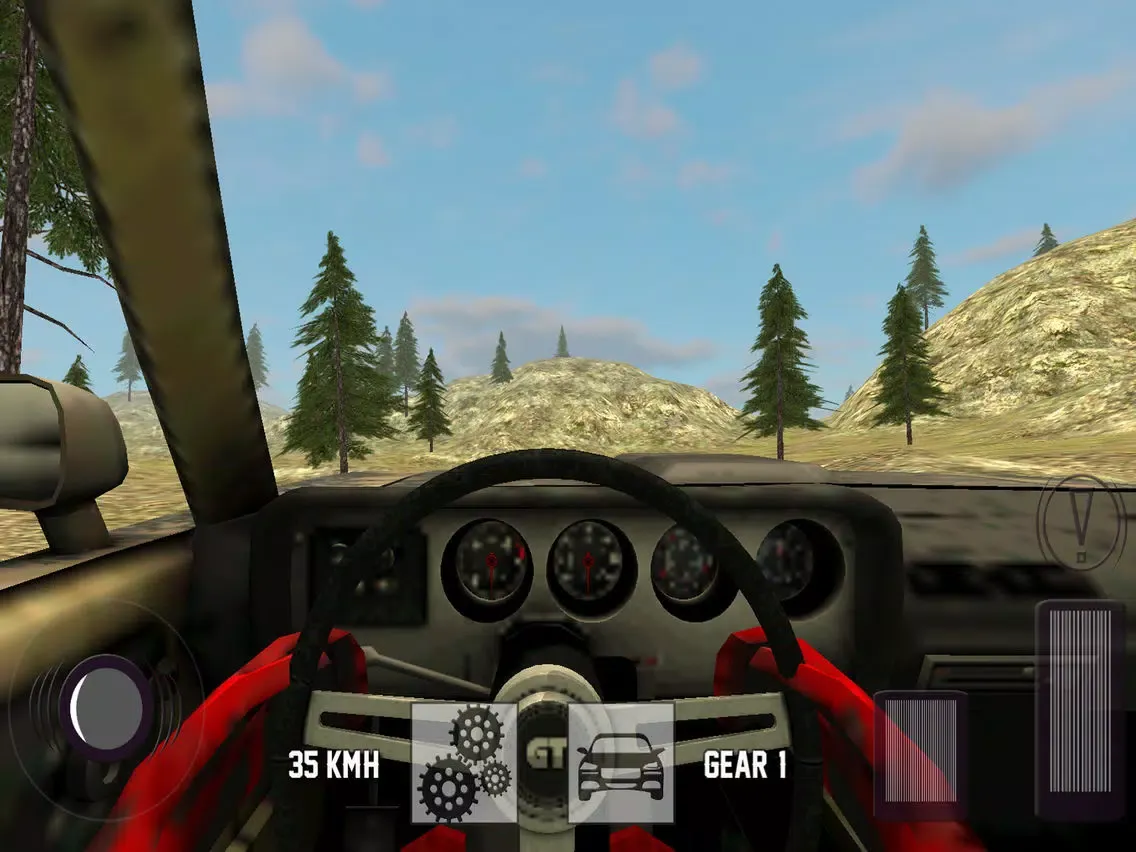 Tangkapan skrin 4x4 Hill Touring Car iPad 