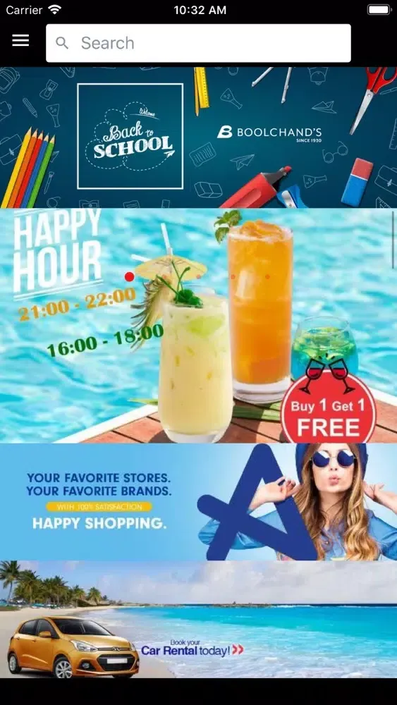 Capturas de tela do HotSpot Media App