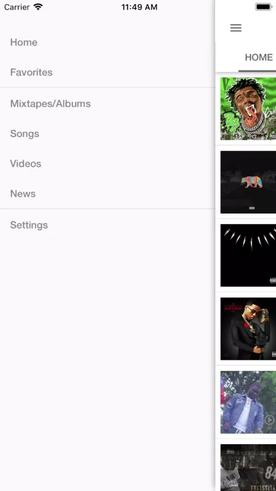 Hustle Hearted - Music App Screenshots