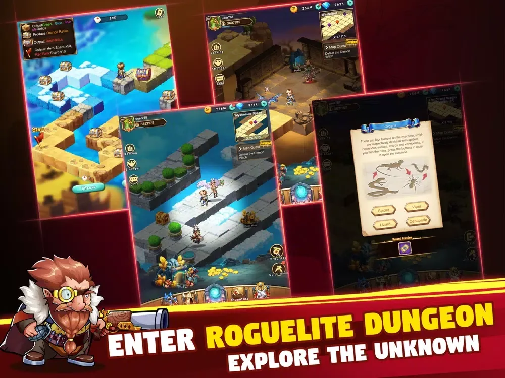 Tangkapan layar Brave Dungeon: Roguelite RPG iPad 