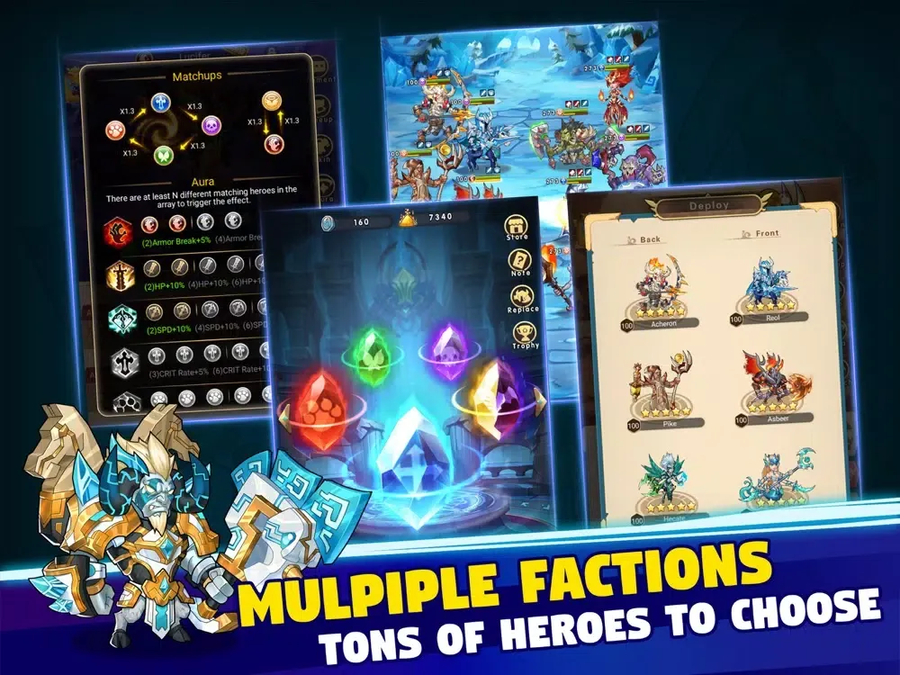 Tangkapan layar Brave Dungeon: Roguelite RPG iPad 