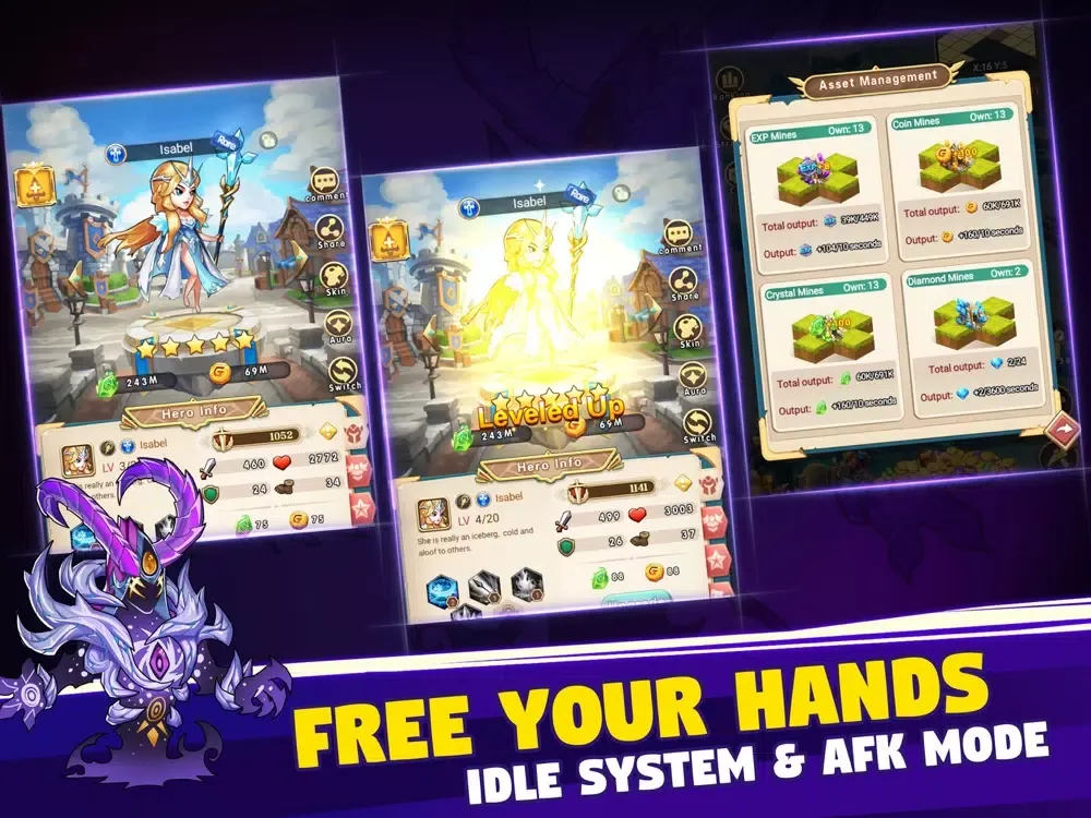 Tangkapan layar Brave Dungeon: Roguelite RPG iPad 