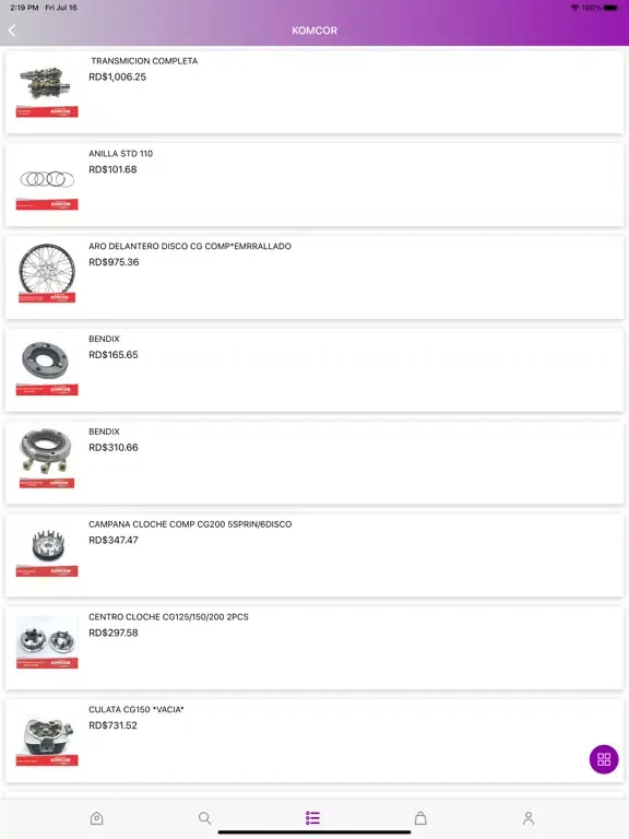IMPORTADORA UNIMARCAS iPad  스크린샷
