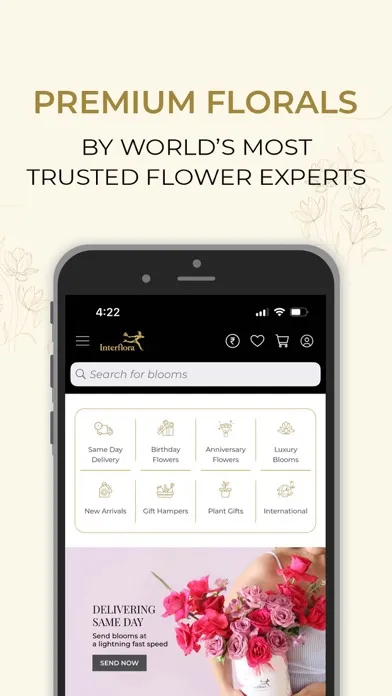 Captures d'écran de Interflora India