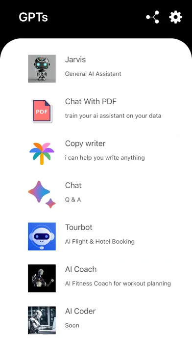 GPTs - AI Assistants سکرین شاٹس