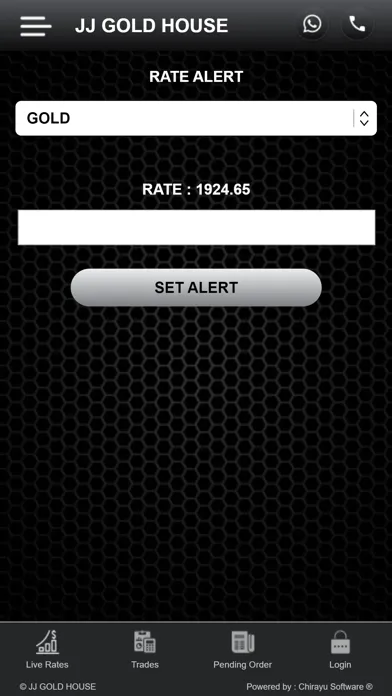 Tangkapan layar JJ Gold House Live