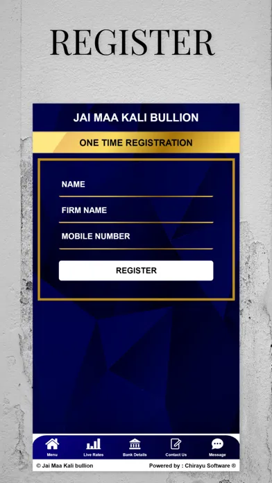 Tangkapan skrin JMK Bullion - Jhansi