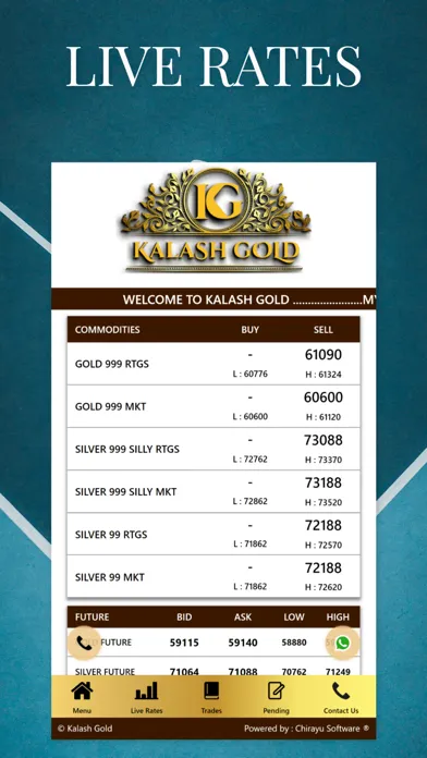 Capturas de tela do Kalash Gold
