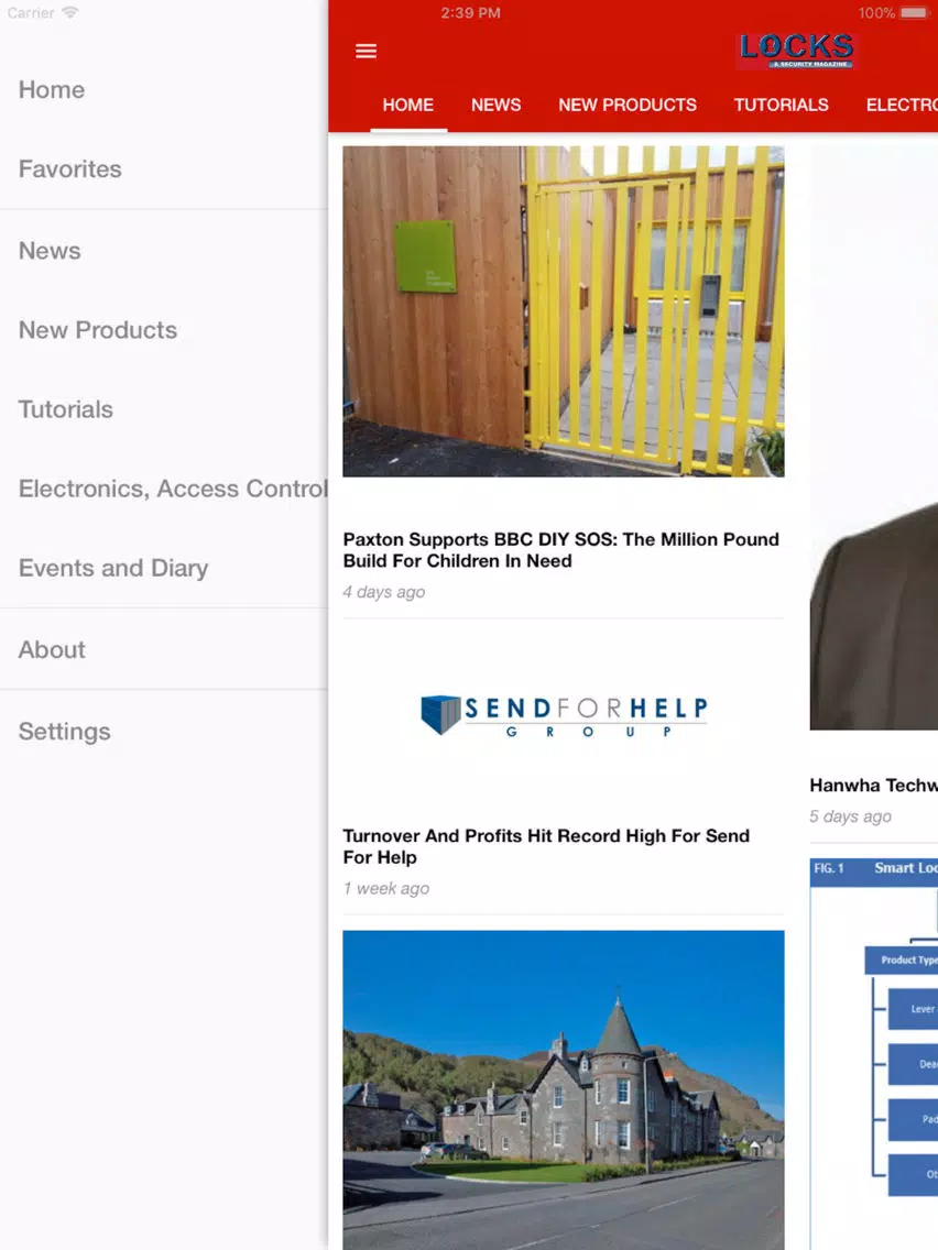 Locks and Security Magazine iPad  سکرین شاٹس