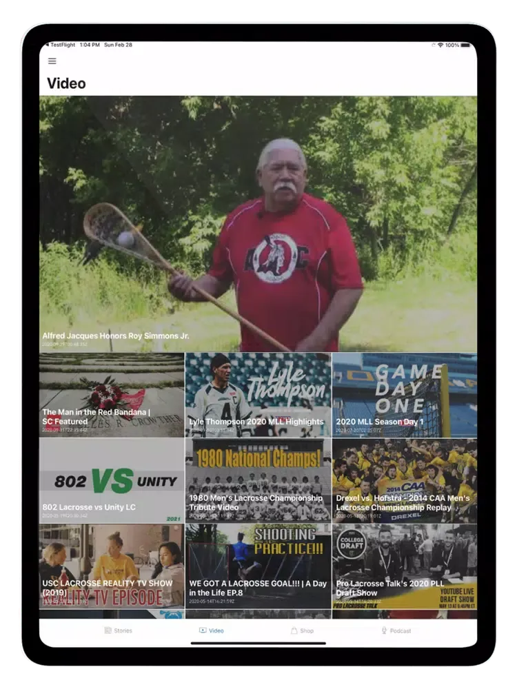 Lacrosse All Stars - Lax 24/7 iPad  스크린샷