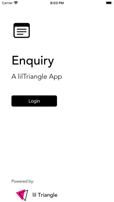 Tangkapan skrin Liltriangle Enquiry