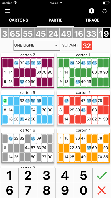 Loto Quine Helper Screenshots