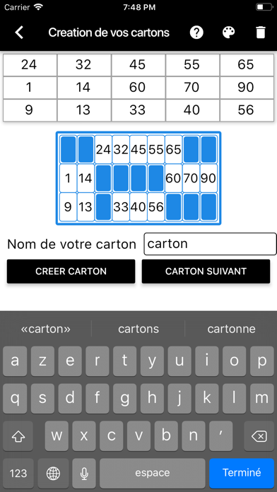 Loto Quine Helper Screenshots