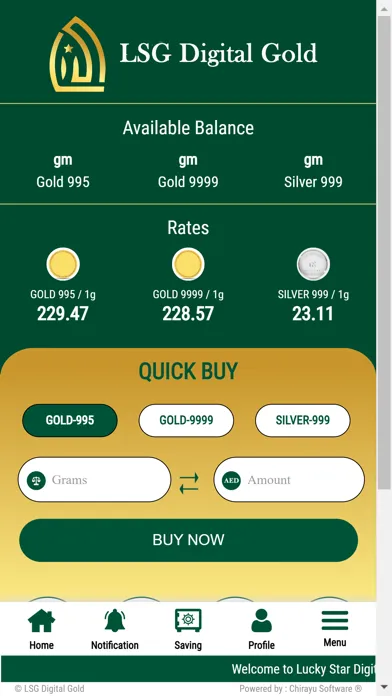LSG Digital Gold Screenshots