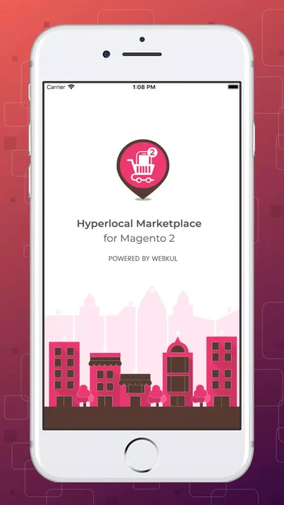 Tangkapan skrin Magento2 Hyperlocal Mobile App