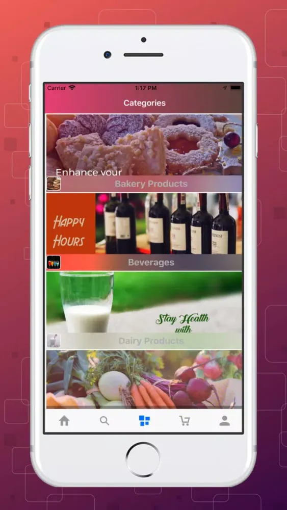 Tangkapan skrin Magento2 Hyperlocal Mobile App