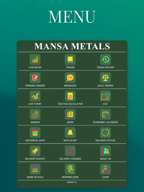 Screenshot di Mansa Metals iPad 