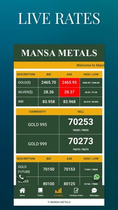 Screenshot di Mansa Metals