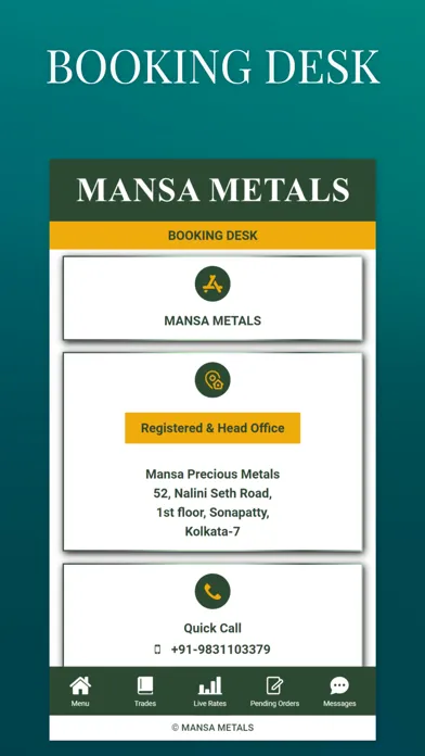 Screenshot di Mansa Metals