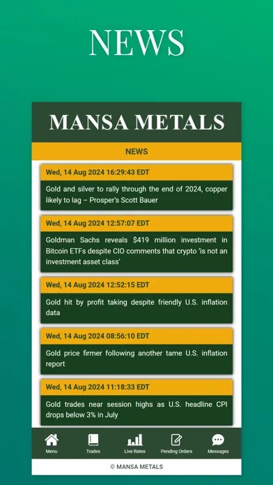 Screenshot di Mansa Metals