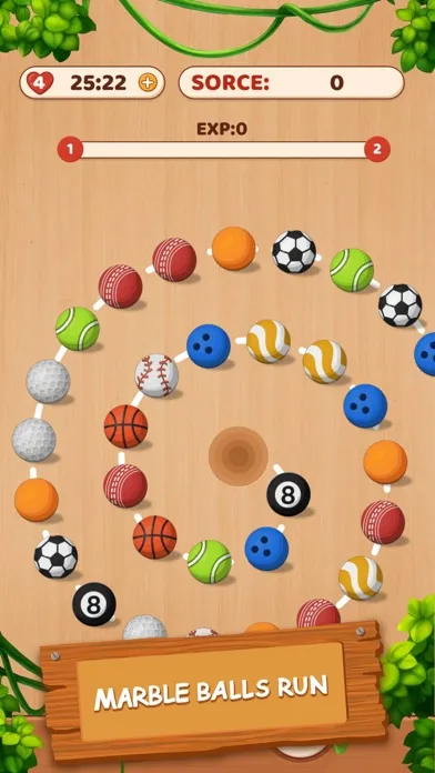 Tangkapan skrin Marble Balls Run