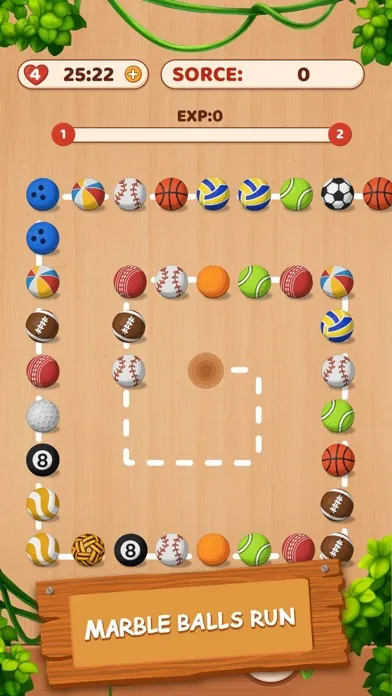 Tangkapan skrin Marble Balls Run