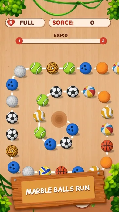 Tangkapan skrin Marble Balls Run