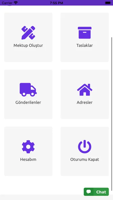 Screenshot di Mektup Yaz ve Gönder
