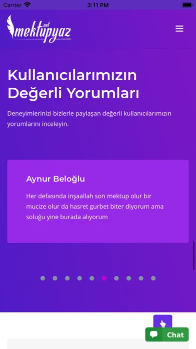 Screenshot di Mektup Yaz ve Gönder