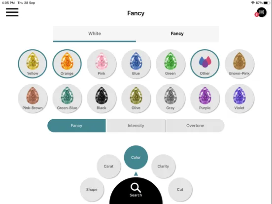 ภาพหน้าจอของ MK Luxury Group iPad 
