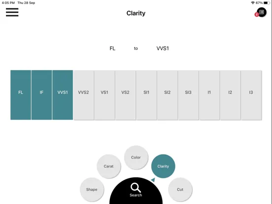 ภาพหน้าจอของ MK Luxury Group iPad 