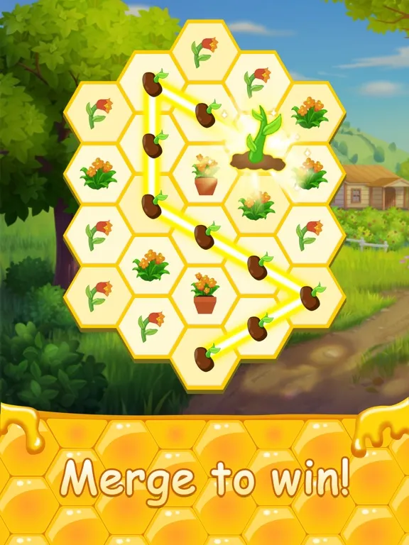 ภาพหน้าจอของ Merge Honey Bottles iPad 