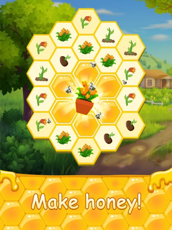 ภาพหน้าจอของ Merge Honey Bottles iPad 