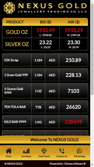 NEXUS GOLD स्क्रीनशॉट