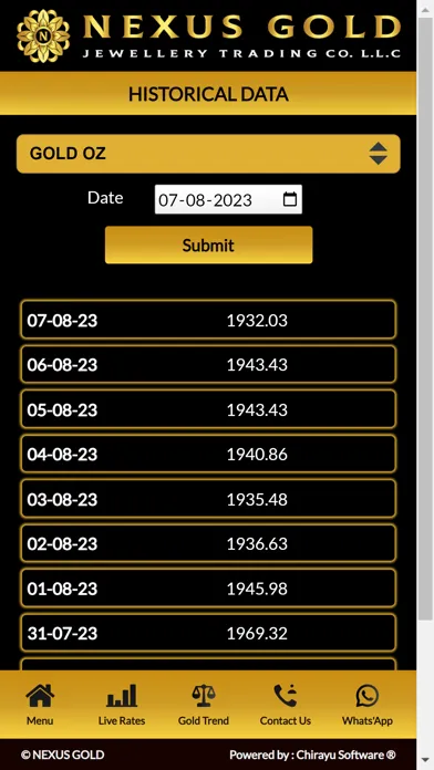 NEXUS GOLD स्क्रीनशॉट