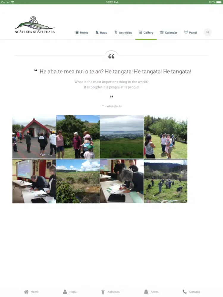 Captures d'écran de Ngati Kea Ngati Tuara iPad 