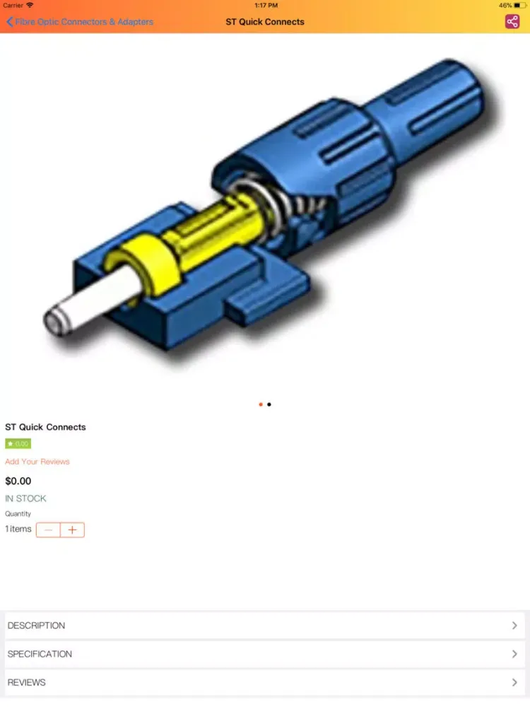 Fibre Optic Systems iPad  Screenshots