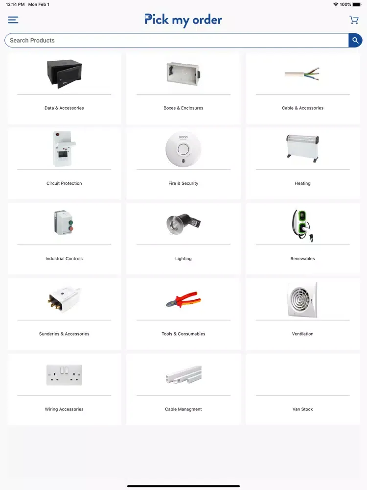 Zrzuty ekranu Pick My Order iPad 