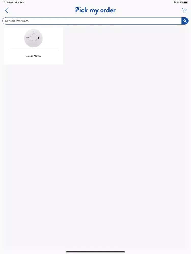 Zrzuty ekranu Pick My Order iPad 