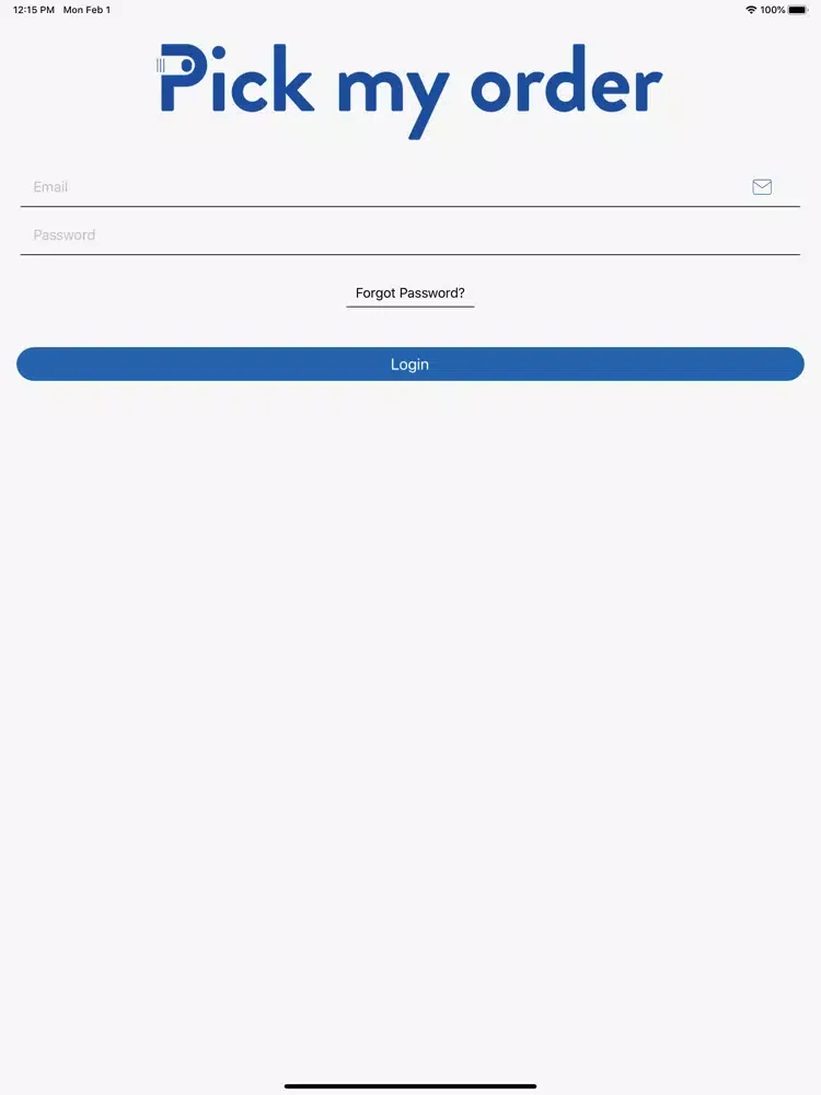Zrzuty ekranu Pick My Order iPad 